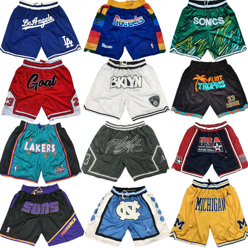 Mùa Hè Lakers 23 Qiao Zhan Tập Luyện Quần Thể Thao Nam Nữ