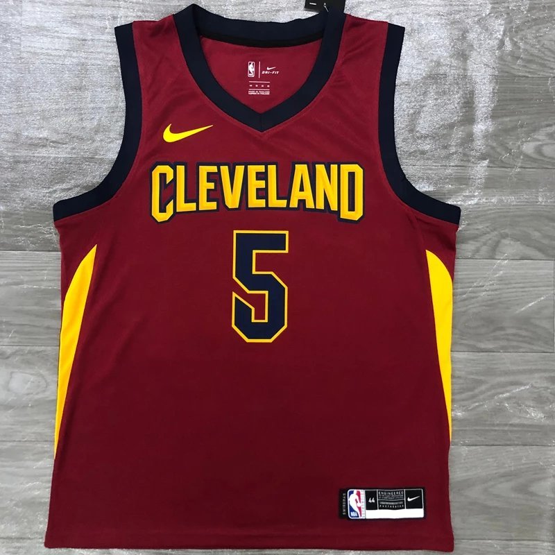 Phiên bản SW NBA17 Season Cavaliers No. 5 JR Smith Jersey Áo Bóng Rổ Nam Retro Hot Press Jersey Top 