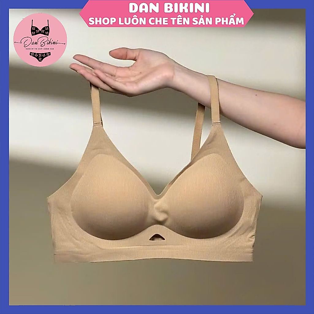 Áo Ngực Nữ Đúc Su Nâng Vòng 1 Không Gọng Chất Su Tăm Mềm Mại Có Mút Đệm Tròn Thoáng Mát Mã AL109
