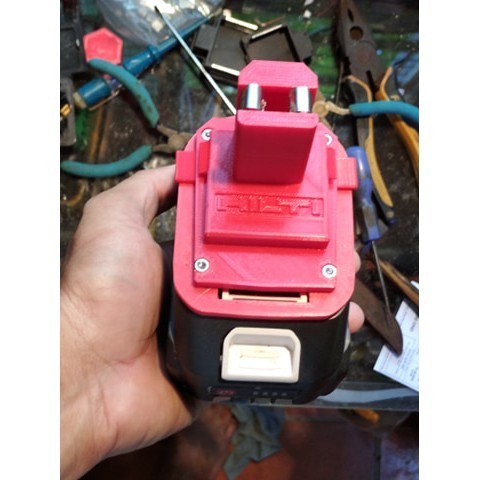 Đế Chuyển pin Makita cho máy Hilti HÌNH ẢNH THỰC TẾ