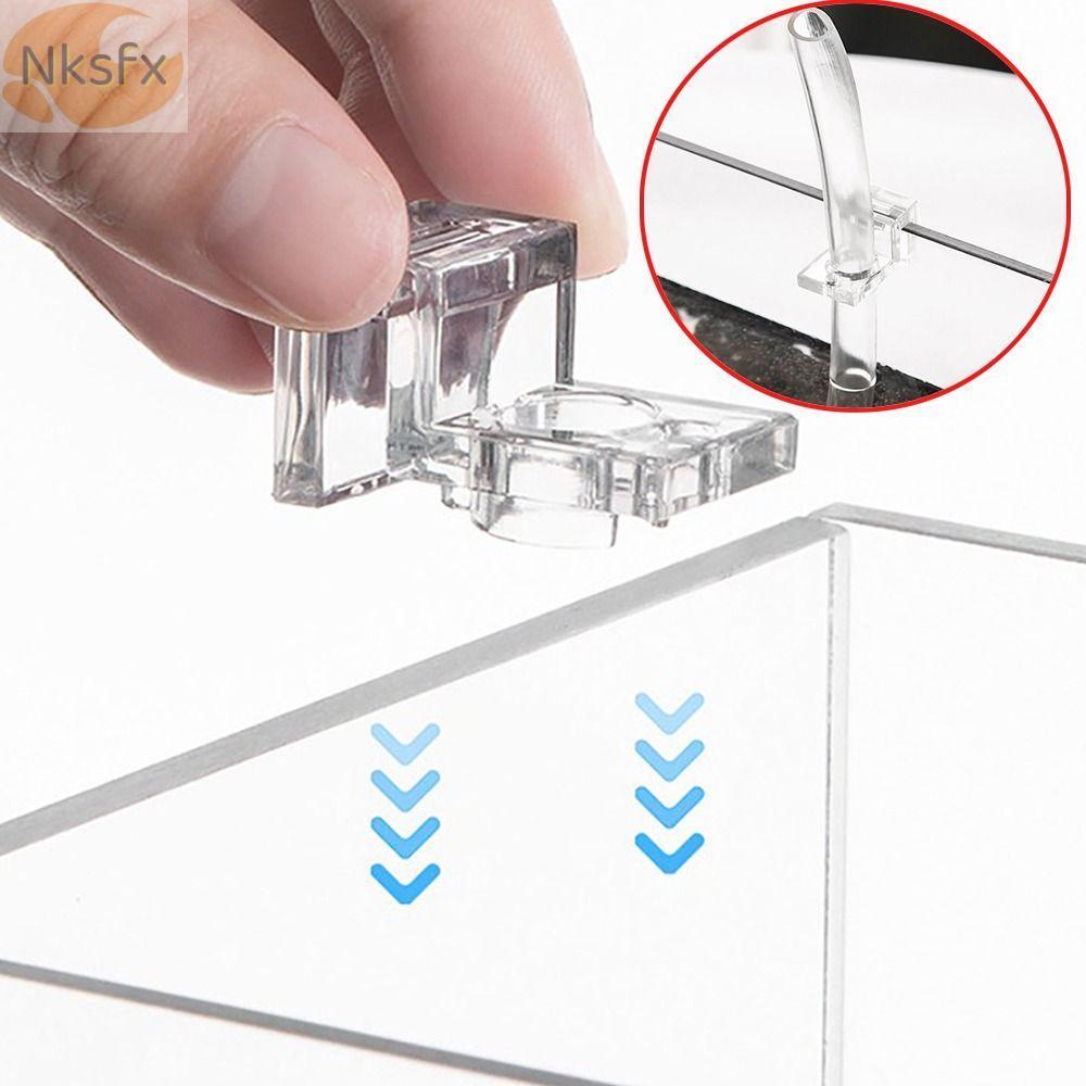 Giá đỡ nắp thủy tinh bể cá NKSFX 1PC, 4,5 / 5 / 5.5 / 6 / 8 / 10 / 12 / 15mm Độ dày tường Nắp bể cá 