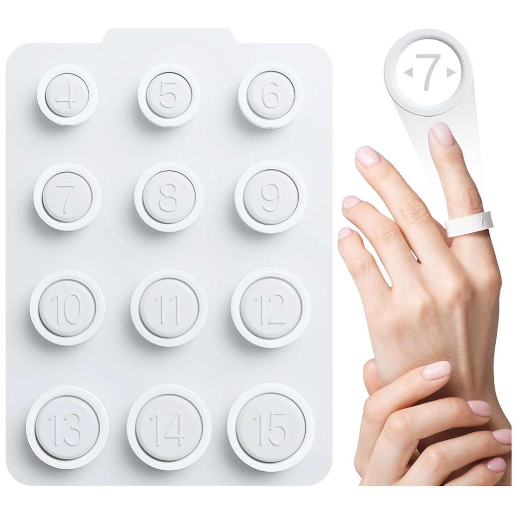 Bộ định cỡ cho Oura Ring 4, Dụng cụ đo ngón tay chuyên nghiệp, Nhẫn thông minh Tìm bạn trước khi mua
