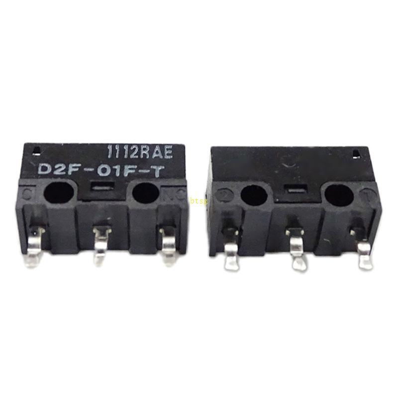 Btsg Chuột Chính Hãng Microswitch D2F-01F-T Nhật Bản Chấm Xám 10M Nhấp Chuột Micro Công Tắc Nút Bảo 