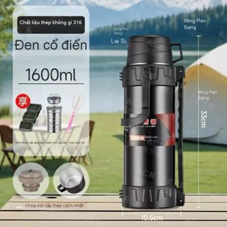  Bình giữ nhiệt bằng thép không gỉ 316 dung tích 1600ml 2000ml 3000ml 4000ml 