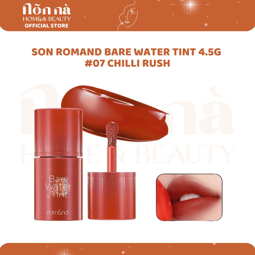Son Romand Bare Water Tint 4.5g #07 Chilli Rush