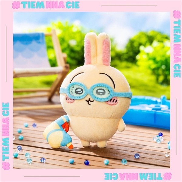 [Tiệm nhà Cie] [SẴN] GẤU BÔNG CHIIKAWA USAGI BỂ BƠI SP007308