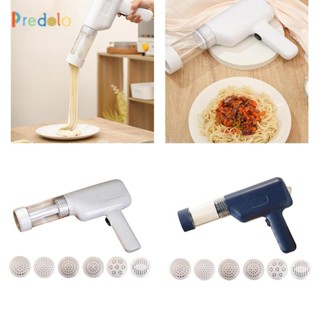 Máy làm mì ống điện Phụ kiện không dây đa năng với 6 đầu Mì cầm tay