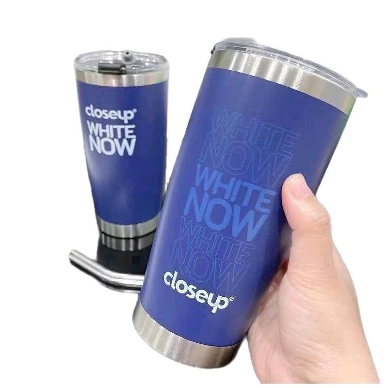 SIÊU SALE - LY GIỮ NHIỆT 600ML CÓ ỐNG HÚT, HÀNG KHUYẾN MÃI CLOSEUP RẤT ĐẸP