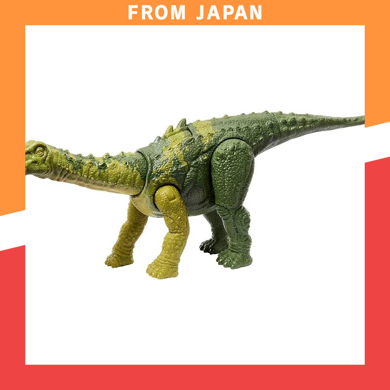 Mattel Jurassic World Action Figure Roaring Nigerosaurus [Total Length: Approximately 34 cm] [Ages 4