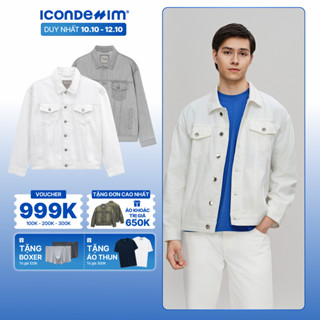 Áo Khoác Jeans Nam ICONDENIM Siêu Nhẹ ICON105 Lightweight Form Loose