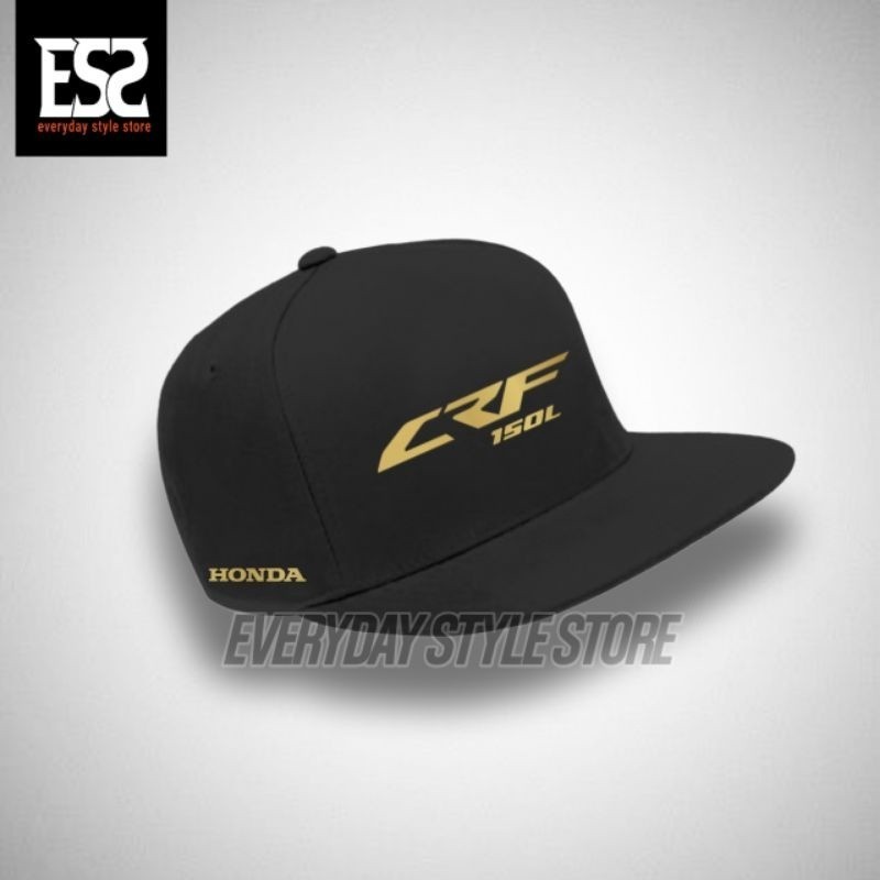 Mũ Snapback nam HONDA Phụ kiện thời trang Mũ đua Hip Hop Honda CRF 150L Có thể điều chỉnh viền phẳng