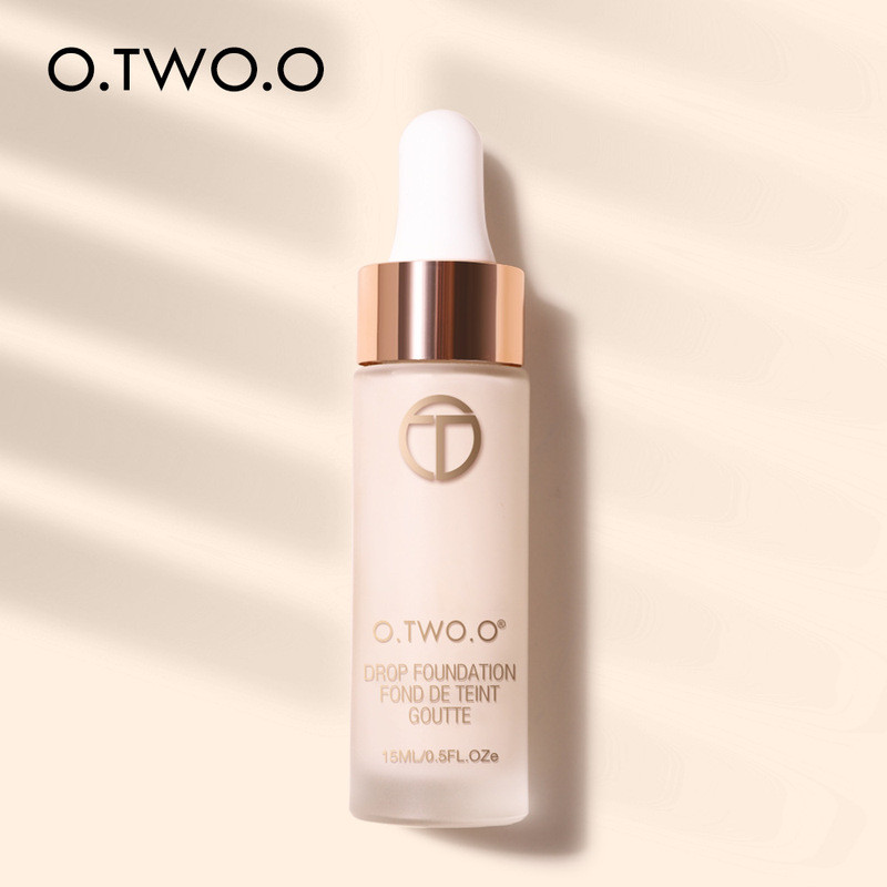 O.TWO.O Light Flawless Liquid Foundation Dưỡng ẩm BB Cream Light Trang điểm mờ Mỹ phẩm chống mồ hôi 
