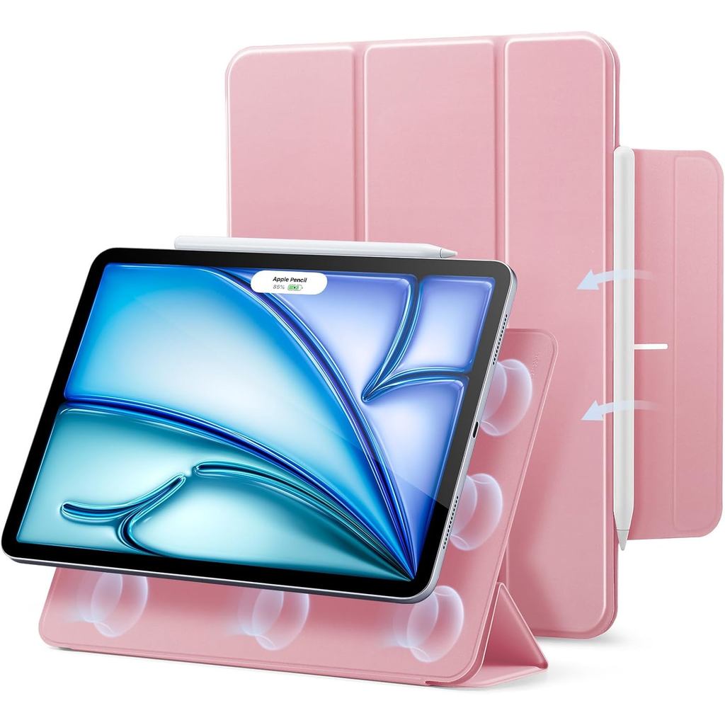 ESR cho iPad Pro 13 Inch Case (M5 / M4) 2025 / 2024, Phụ kiện đính kèm từ tính mạnh mẽ, Vỏ đứng gấp 