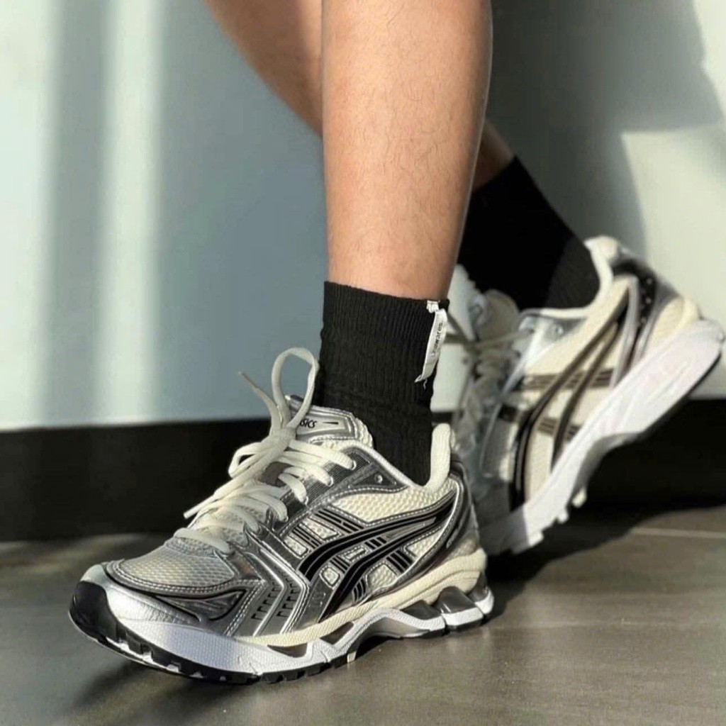 Giày Thể Thao_Asicss Gel Kayano 14 Màu Cream Black Fullbox