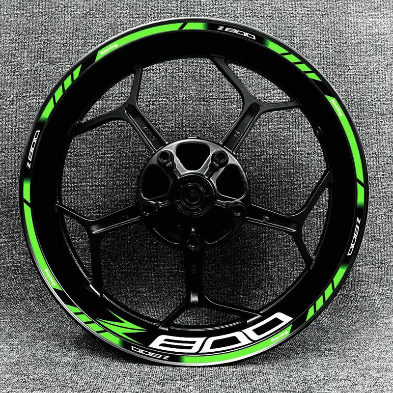 Thích hợp cho nhãn dán vành bánh xe máy Kawasaki Z800, trang trí trung tâm bánh xe, logo decal phản 