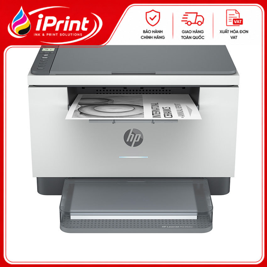 Máy In laser 2 mặt tự động đa năng wifi HP LaserJet MFP M236dw - 9YF95A - Hàng chính hãng