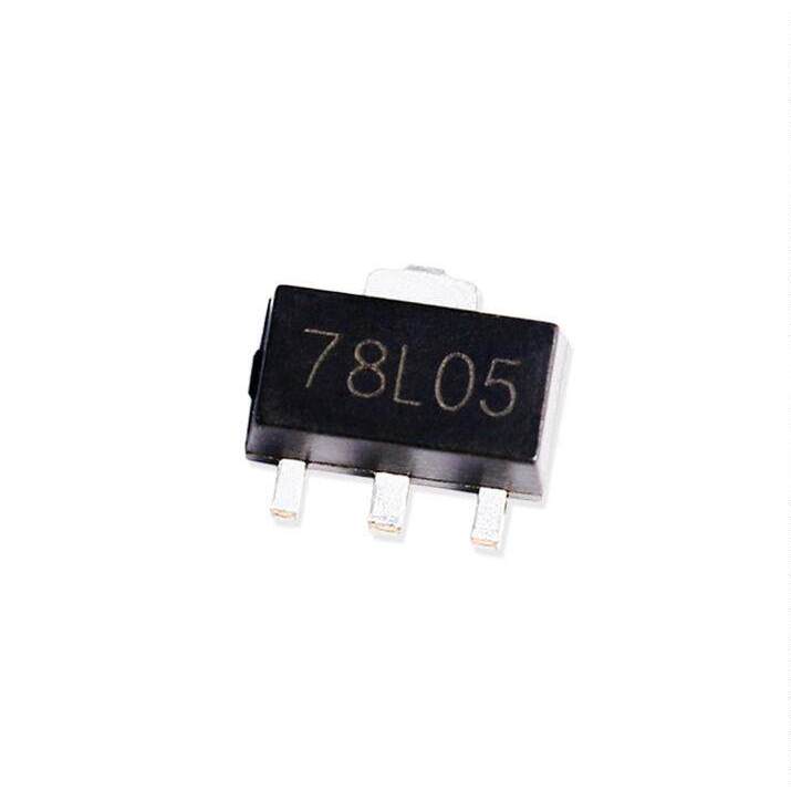 Miếng dán chính hãng hoàn toàn mới 78L05 Miếng dán mạch điều chỉnh điện áp ba đầu SOT-89 Bao bì 7805
