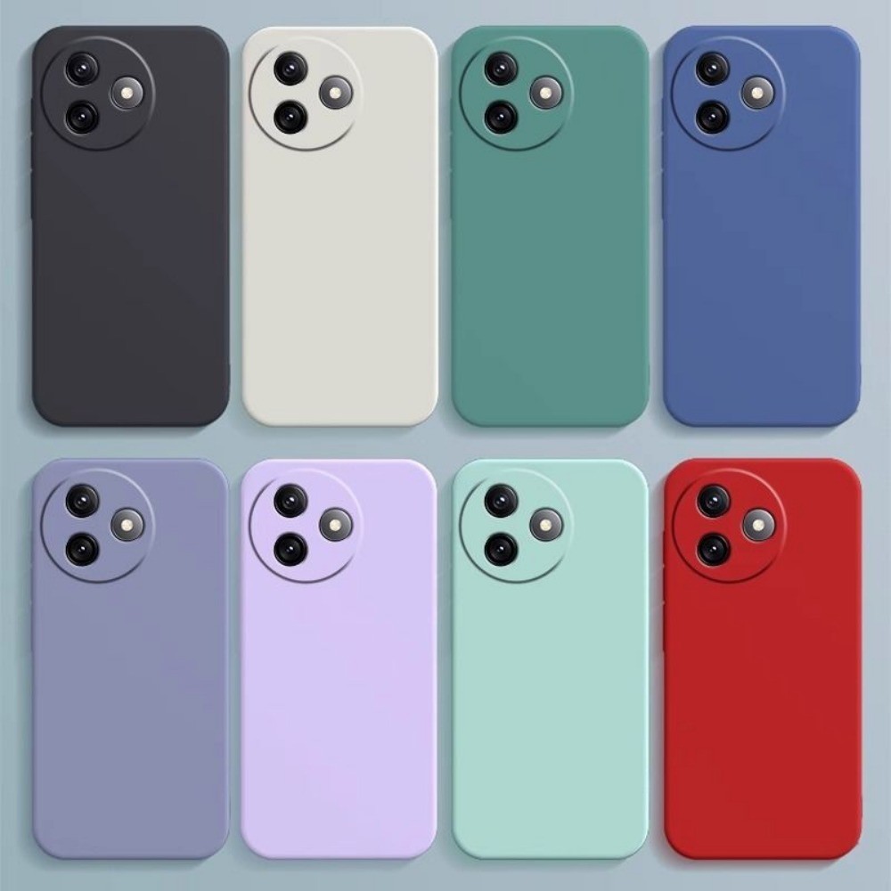 [imamura] Dành Cho Redmi K80 Ultra Fall Silicone Chống Rơi Full Case Vỏ Điện Thoại Màu Trơn Cổ Điển