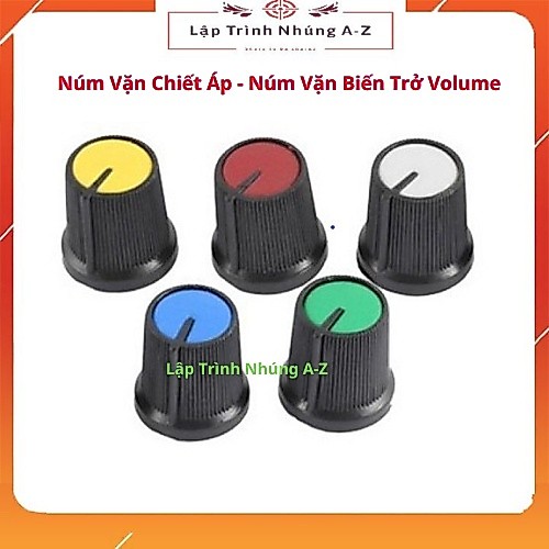 [Lập Trình Nhúng A-Z][G44] Combo 10 Chiếc Núm Vặn Chiết Áp - Núm Vặn Biến Trở Volume