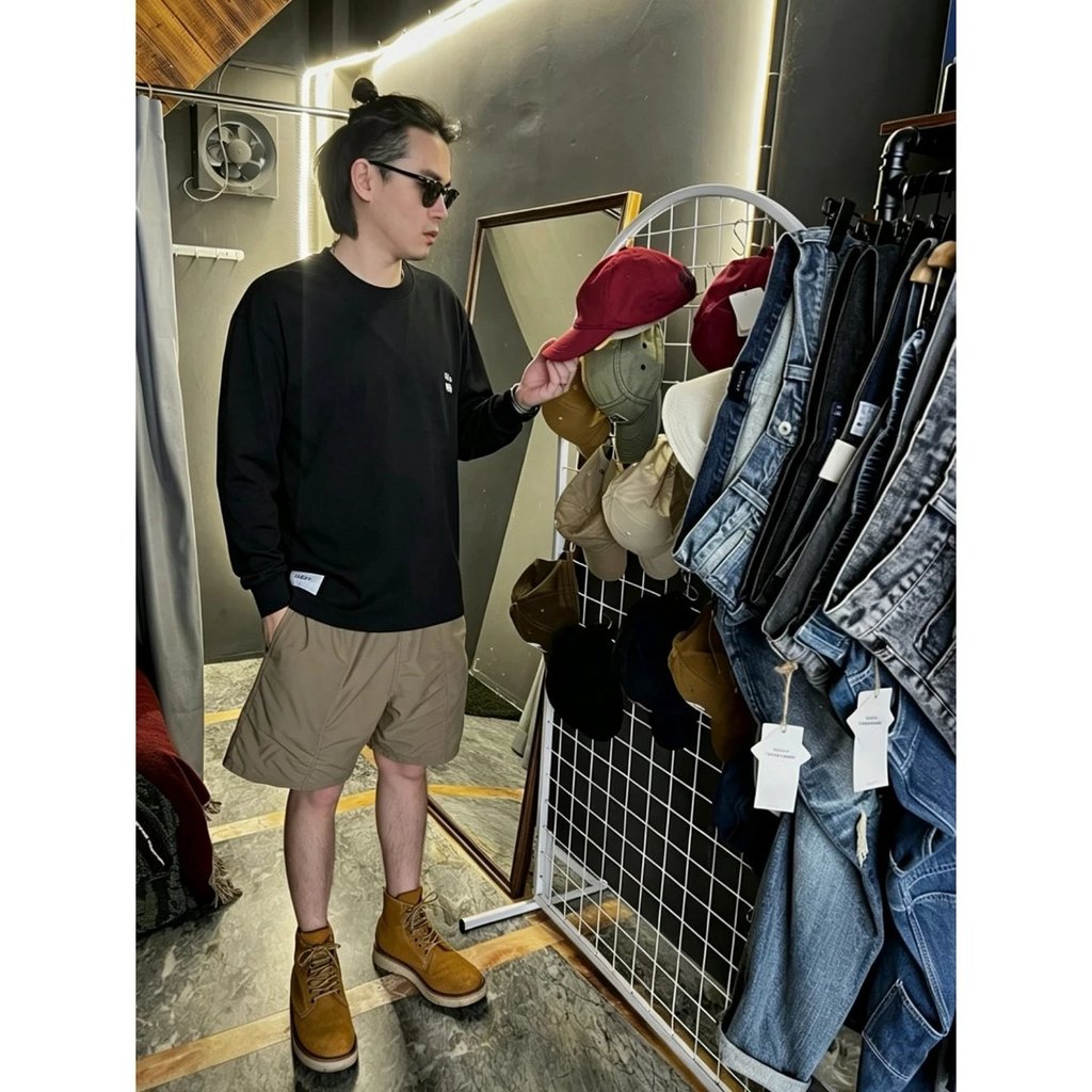 JC9Z Japanese Style OOTD Mountain-style Japanese fashion WT@PS OBJ Printed long sleeves on the front