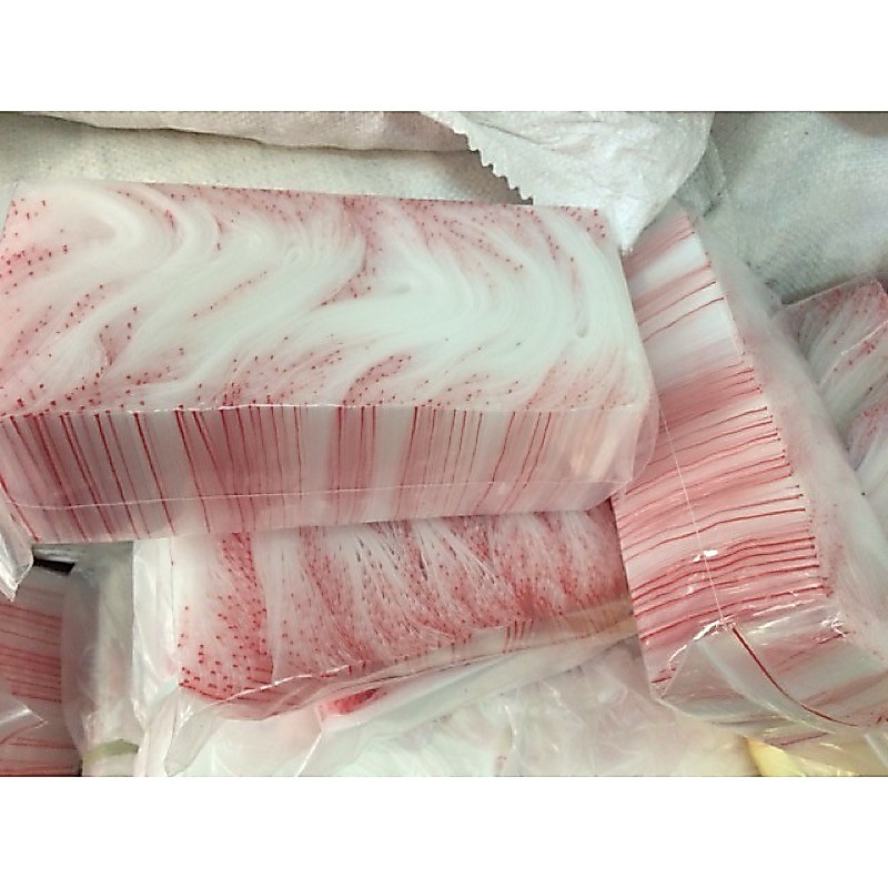 100gram Túi zip chỉ đỏ các kích cỡ