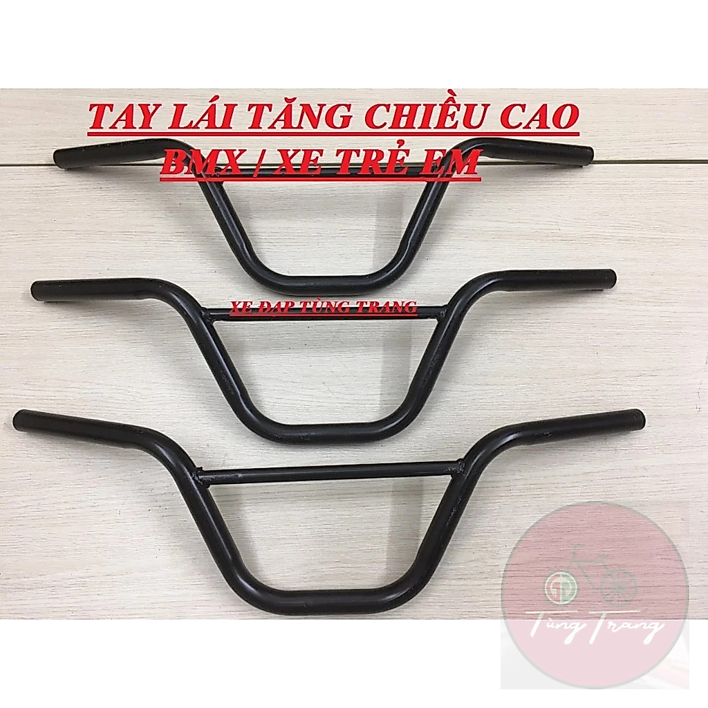 Tay lái / ghi đông tăng chiều cao xe đạp trẻ em , BMX 620mm x 22.2mm