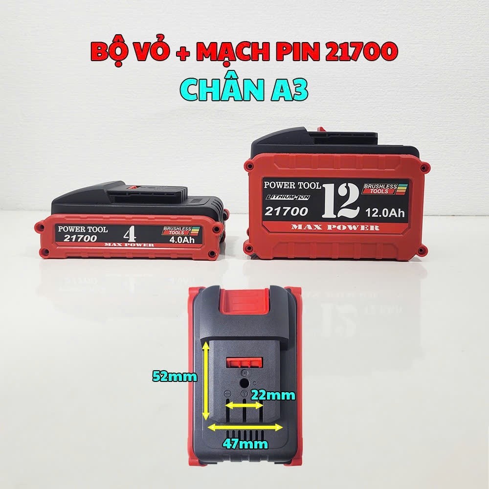 Vỏ mạch pin 21700 Chân A3 dayi 21v 5S1P 5S3P công suất lớn CHÂN PIN A3 dayi như hình ảnh