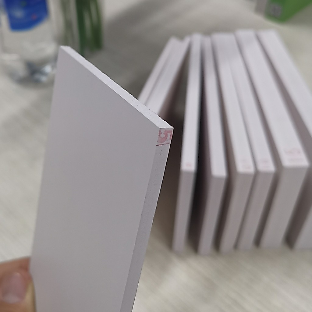 [PVC Foam] Tấm nhựa pvc trắng 5, 8mm: 35x35, 35x60, 40x40, 40x60, 60x60cm. Làm vách ngăn, nội thất.