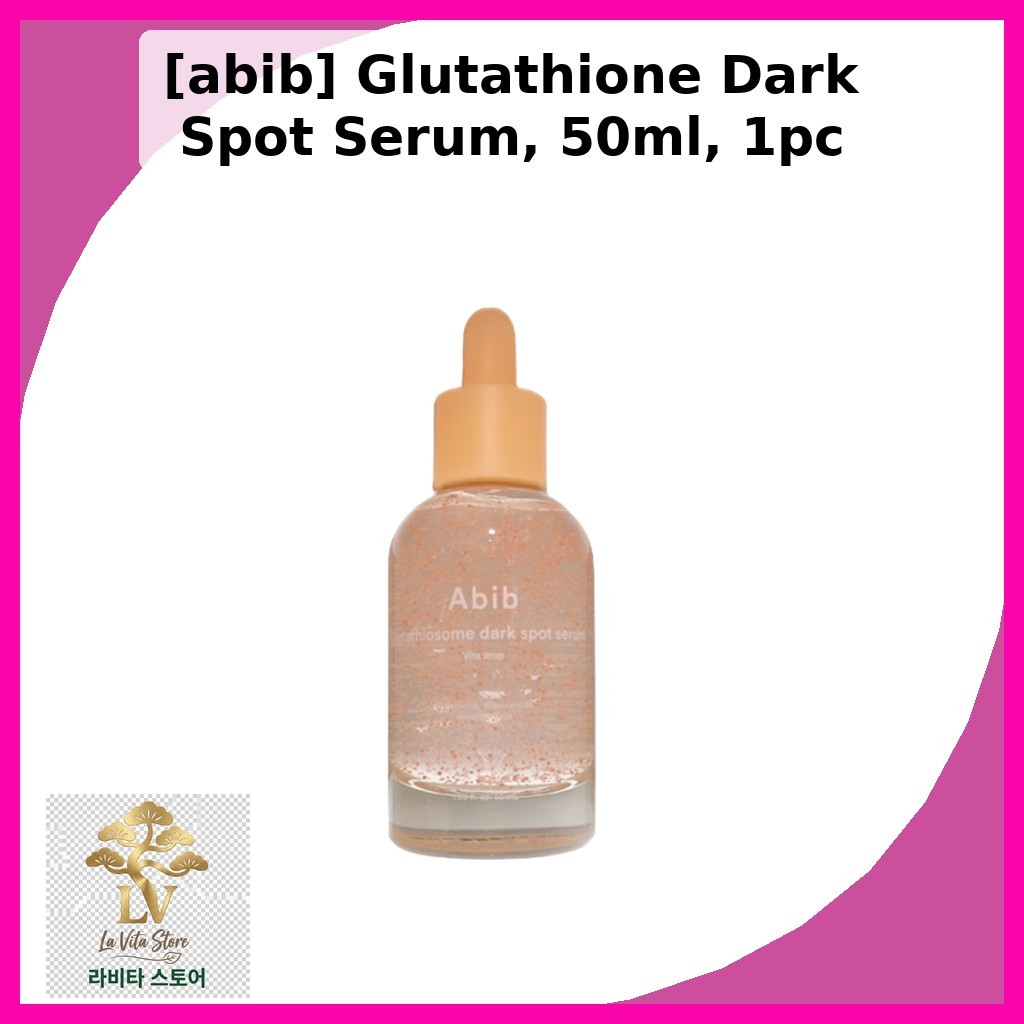 [abib] Glutathione Dark Spot Serum, 50ml, 1pc / Huyết thanh điểm đen Hàn Quốc / Hiệu ứng làm sáng da
