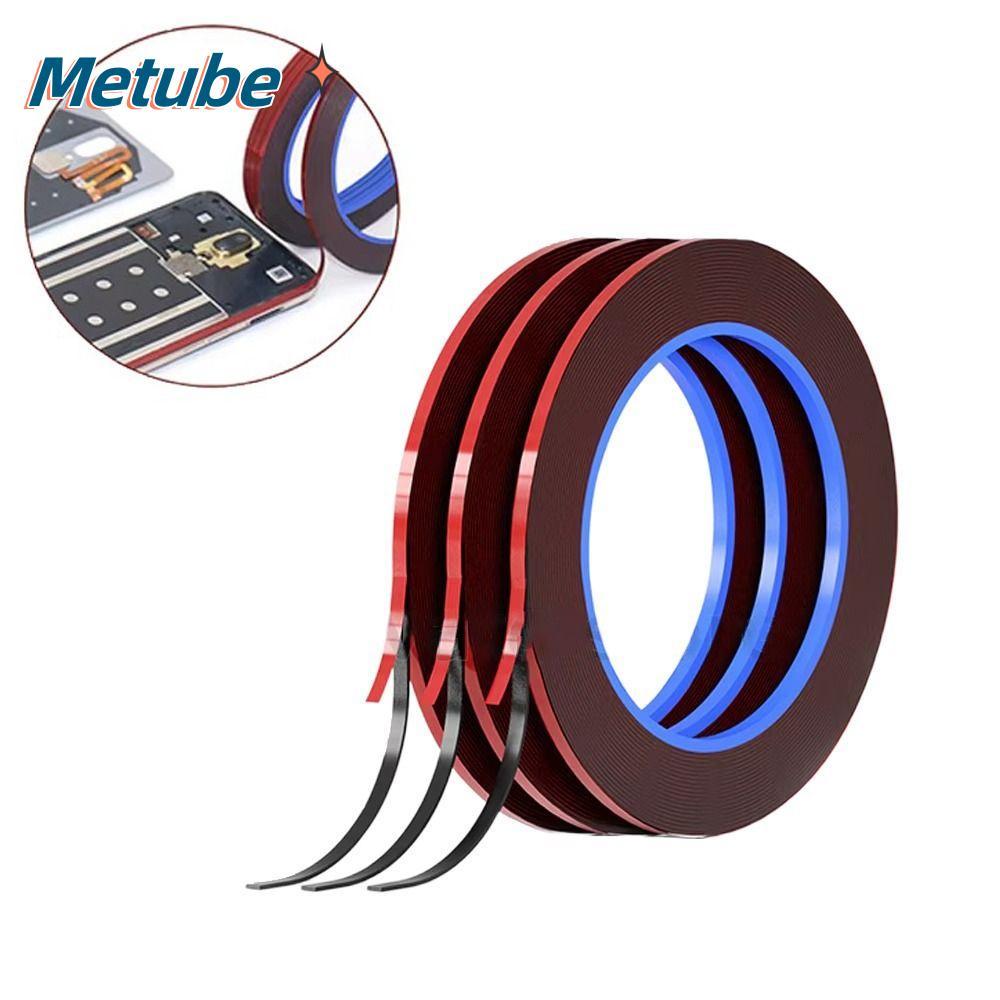 Băng khung điện thoại di động METUBE 2 cuộn, Băng keo hai mặt màn hình cong chống nước, Băng sửa chữ