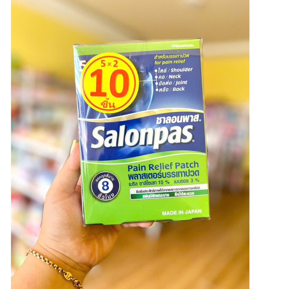 SALONPAS Pain Relief Patch - Hàng Nội Địa Thái Lan