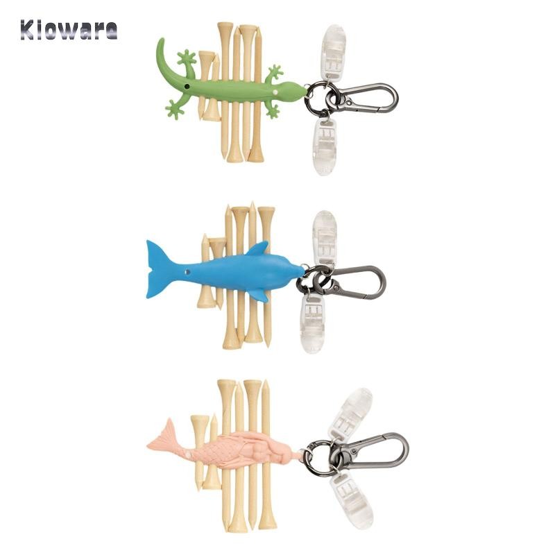 Kloware Golf Tee Holder Đa Năng Nhẹ với Kẹp Trong Suốt
