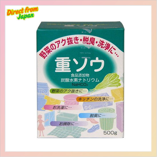 [Direct from Japan] Food additive] KENEI SEIYAKU SHIGESO (sodium bicarbonate) 500g