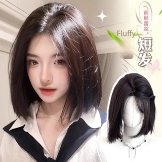  Tóc giả nữ ngắn full mũ phong cách tự nhiên giúp giảm tuổi trung bình và mô phỏng mái tóc thật. 