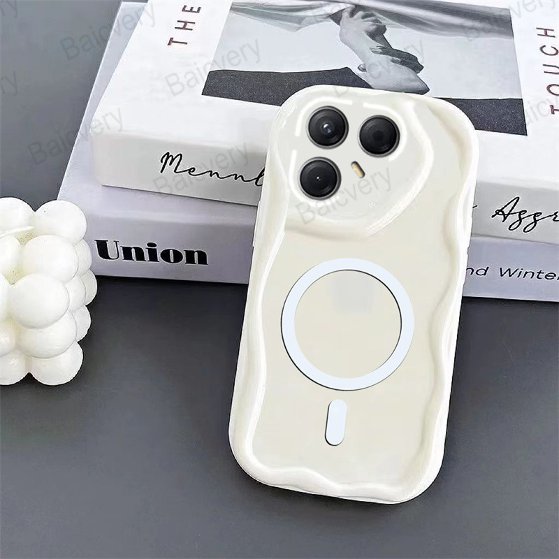 Vỏ Cho Tecno Pova 7 5G LJ7 Neo 4G LJ6 Có Nhãn Dán Từ Tính Thiết Kế viền Ốp Silicon TPU