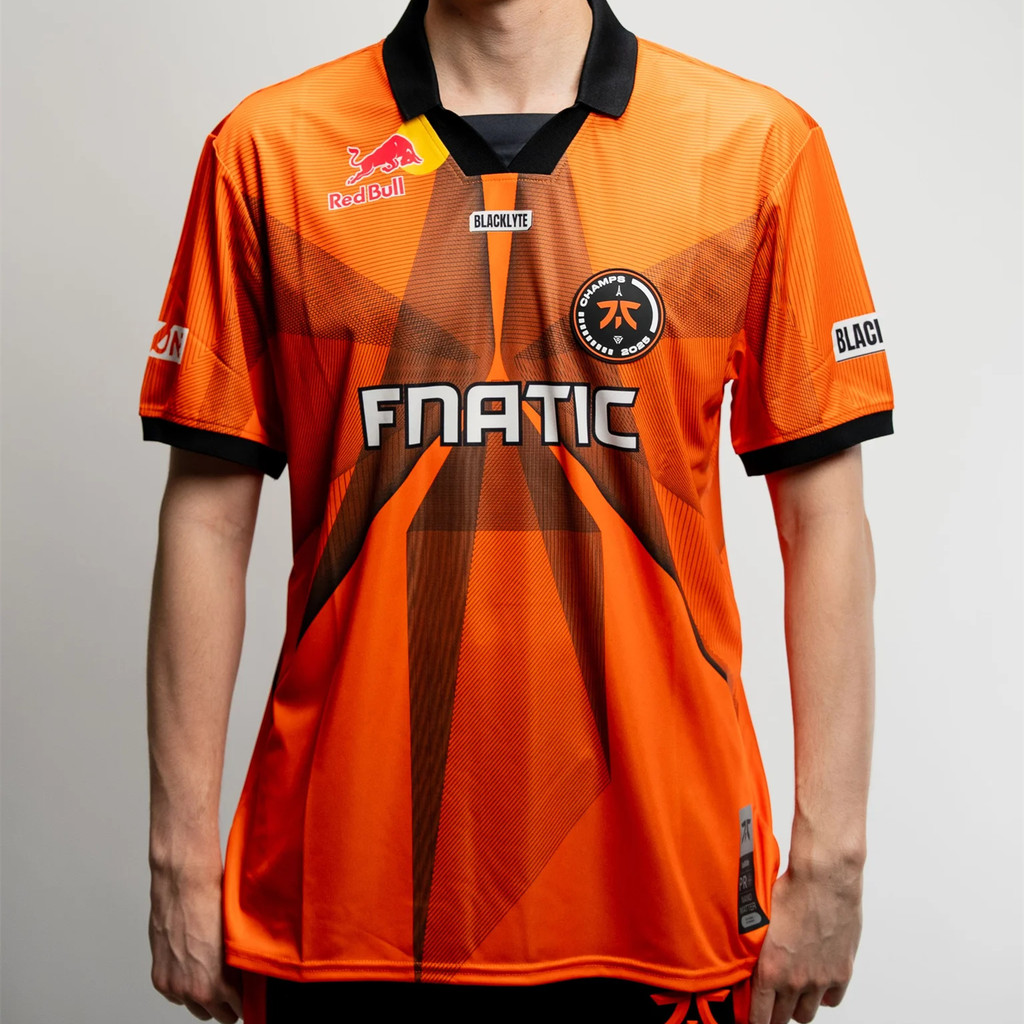 Jersey Fnatic Championkits Pro 2025 - Đồng phục Thể Thao Điện Tử, Áo Thun Khô Nhanh Mới Nhất