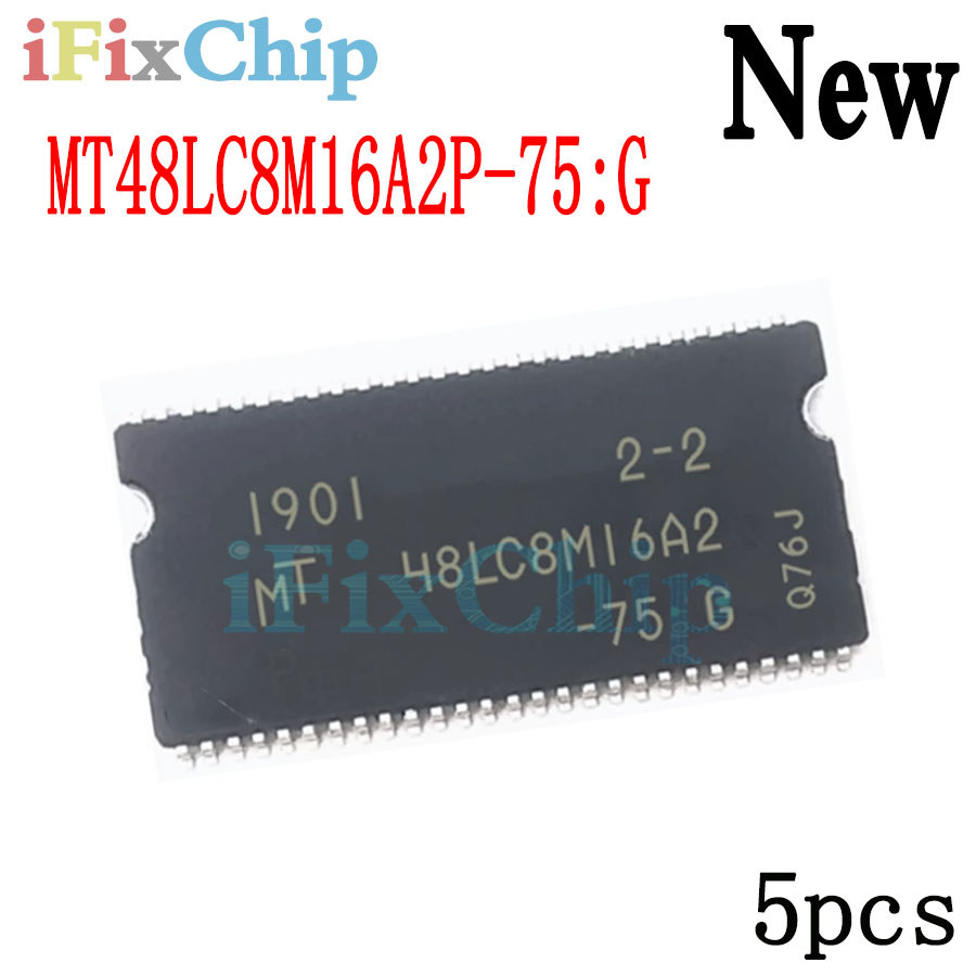 5 Chiếc Mới MT48LC8M16A2P-75: G 48LC8M16A2 TSOPII-54