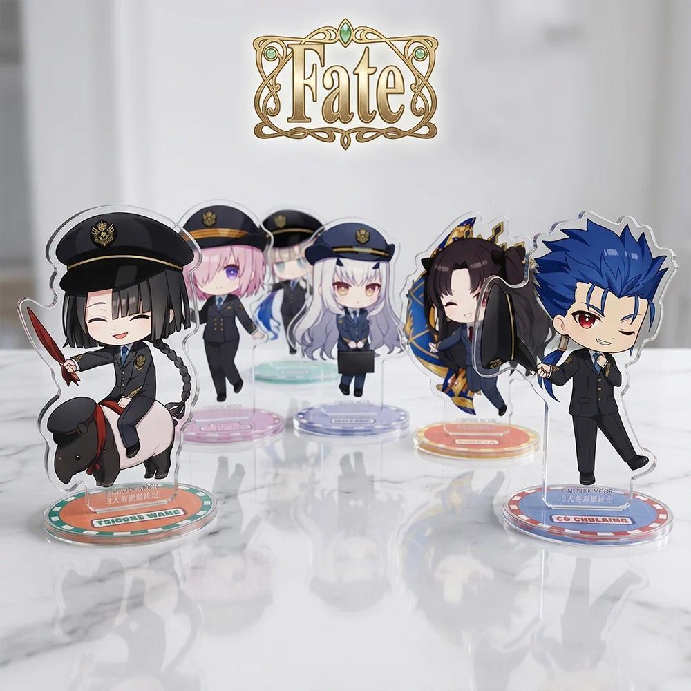 Fgo Fate Grand Order Mini Tohsaka Rin Mash Kyrielight  Anime Mica Giá đỡ Dễ thương keychain Mô hình 