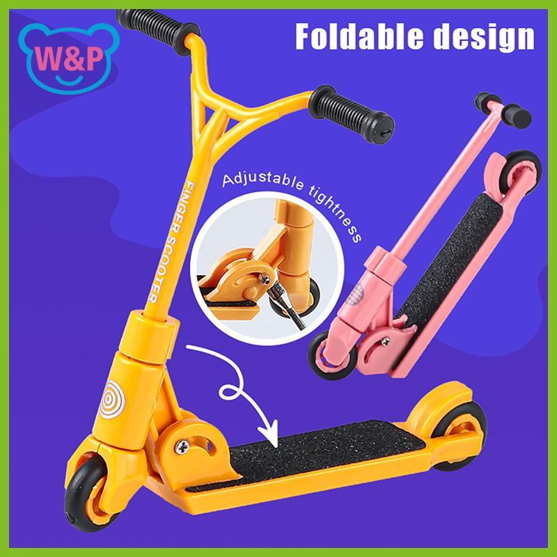 ALIK Kids Ki Scooter Finger BMX Có Thể Gập Lại T-type Finger Scooter Có Phanh Đồ Chơi Giáo Dục Ngón 