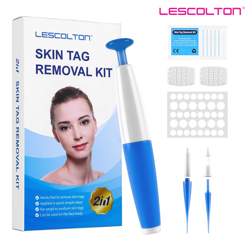 Bộ tẩy thẻ da Auto Micro Skin Tag Remover cho thẻ da 2 - 9mm, công cụ loại bỏ mụn cóc