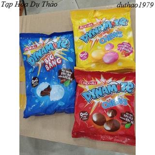 Kẹo Nhai Socola 3 Viên Dynamite, Kẹo Bạc Hà Nhân Socola Big Bang Bịch 1kg/112.5g/308g