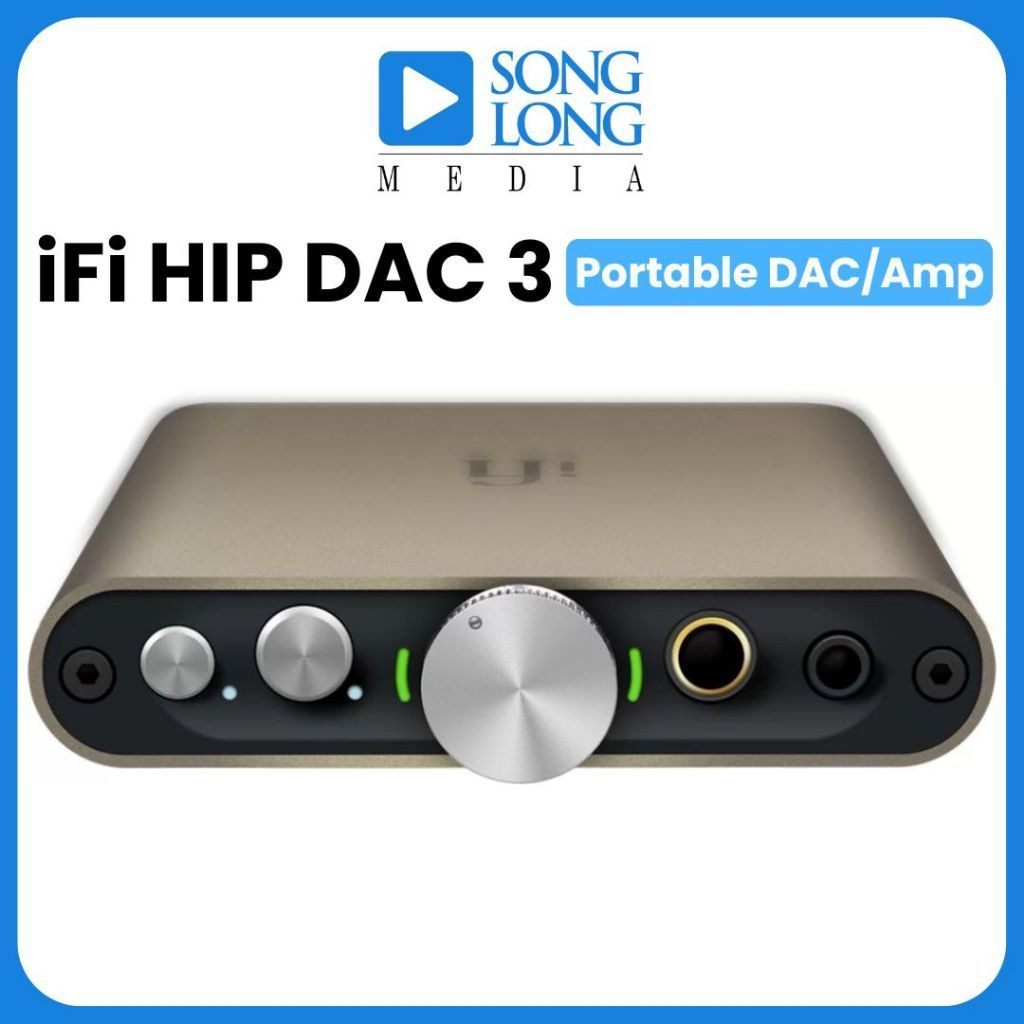 Thiết bị giải mã âm thanh di động DAC/AMP IFI HIP DAC 3 - Chính hãng phân phối