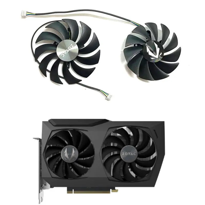 * 89MM 100MM CF9015H12S CF1010U12S Dành Cho ZOTAC GeForce RTX 3070 Twin Edge RTX 3060 Twin Edge OC R