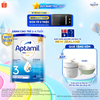 Sữa bột Aptamil Profutura Kid Cesarbiotik New Zealand số 3 - Synbiotic đặc chế