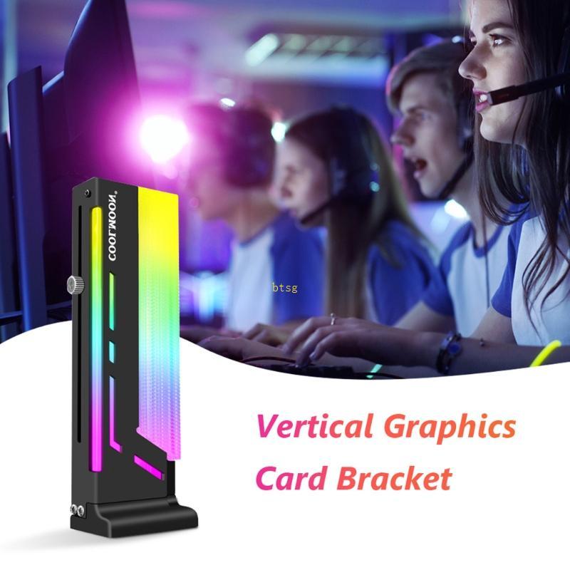 Btsg Coolmoon CM-GH2 Giá đỡ GPU đầy màu sắc ARGB Khung hỗ trợ Card đồ họa dọc