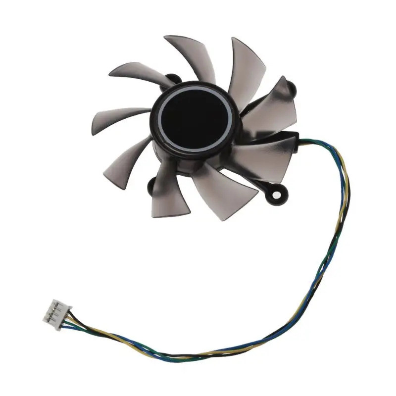 R128015SU 75mm 4pin 4x43mm cho EAH5830 / 6850 / 8600 / 9800 GTS 260 / 450 / 460 HD7850 Quạt Làm Mát 