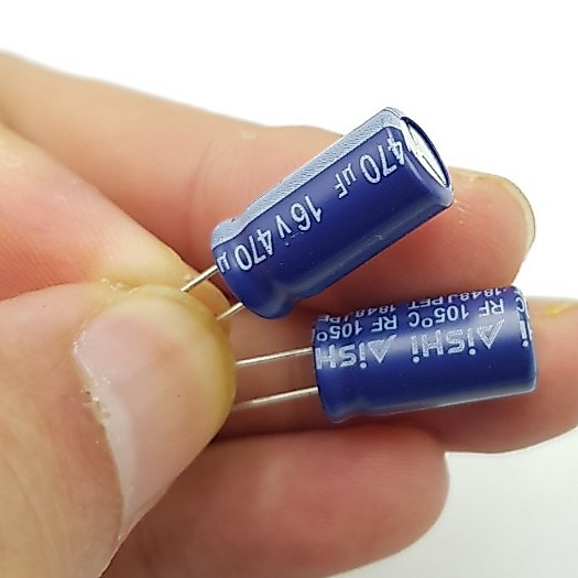 [ComBo 20 Chiếc ] Tụ hóa 470uF 16V 8x16MM Aishi  - Tụ phân cực 470uF ShopLinhKienHN