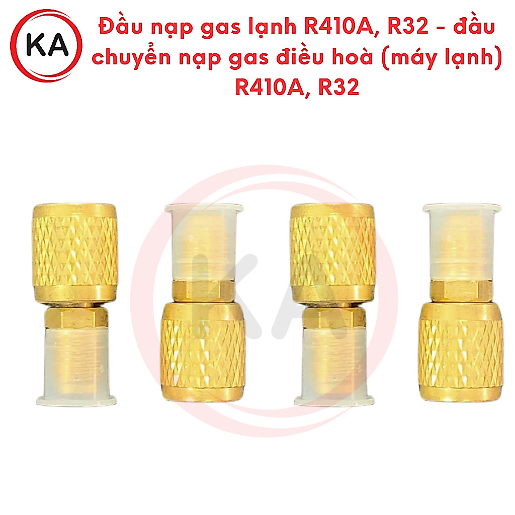 Đầu nạp gas lạnh R410A, R32 - đầu chuyển nạp gas điều hoà (máy lạnh) R410A, R32