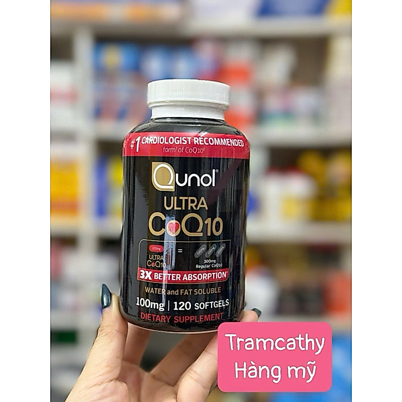 qunol ultra coq10 100mg bổ tìm mạch 120 viên/60 viên