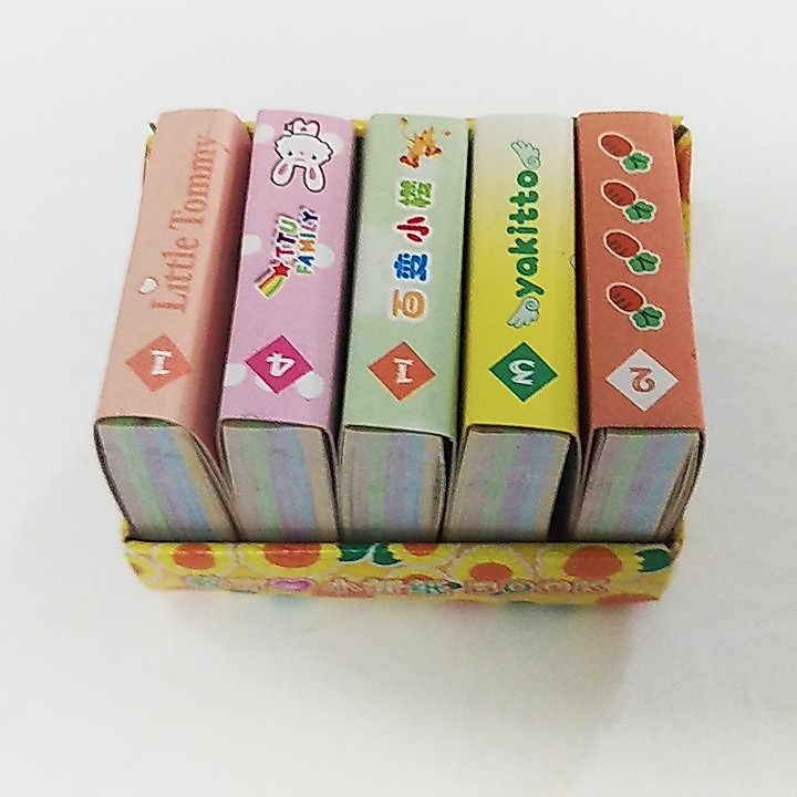 Hộp 5 tập giấy xếp hạc, giấy gấp hạc size to kích thước 53mm x 53mm ( gần 500 tờ) - SP000370